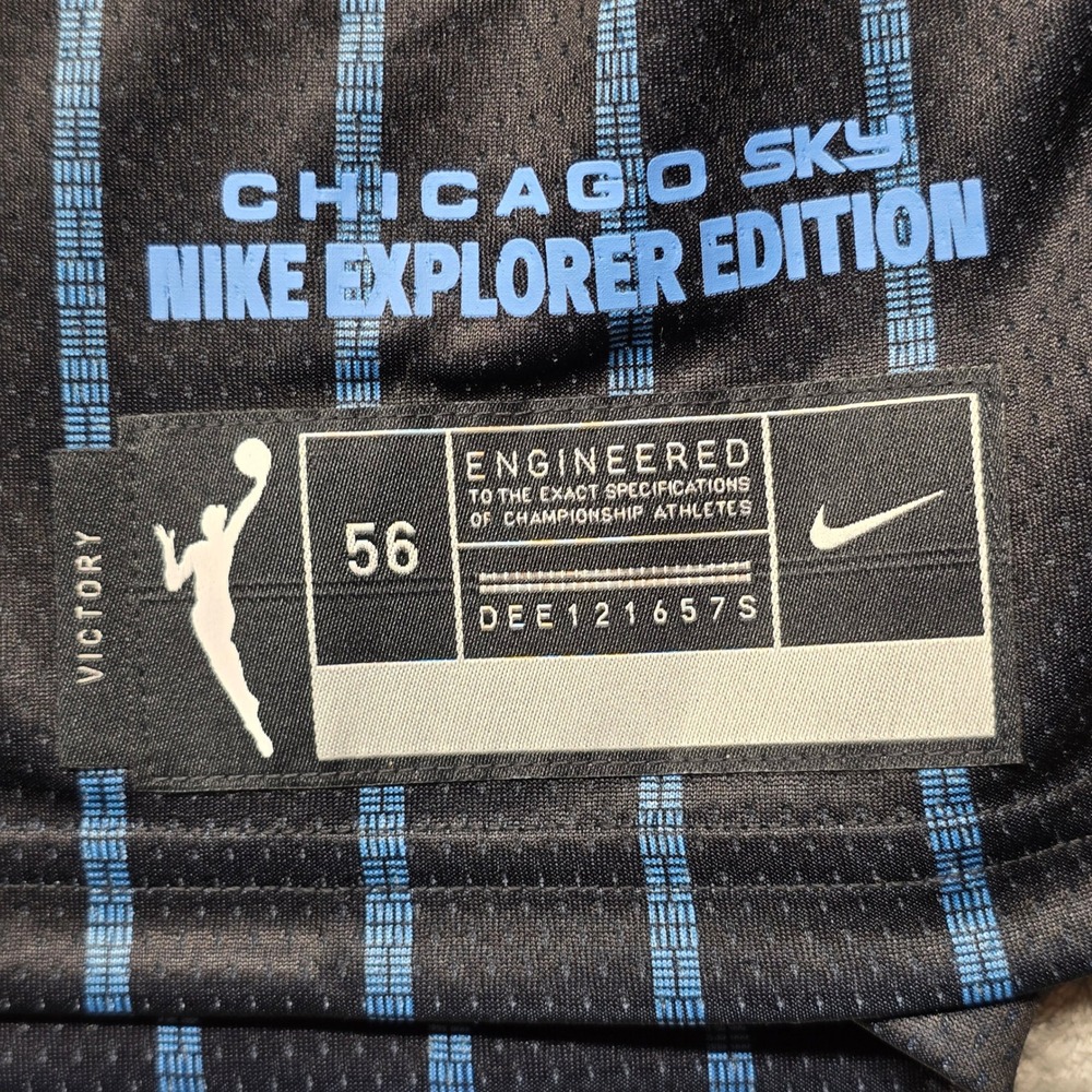 Nike Chicago Sky Angel Reese WNBA Explorer Edition Jersey Womens XXL Black Blue - Picture 5 of 10